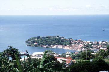 St. George’s, Hauptstadt des vom Klimawandel bedrohten karibischen Inselstaates Grenada