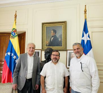 Arévalo Méndez, Boris Barrera und Ricardo Molina (v.l.n.r.)