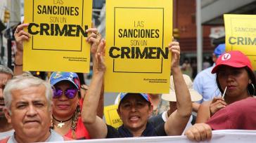 In der Bevölkerung Venezuelas stößt die US-Sanktionspolitik auf breite Ablehnung