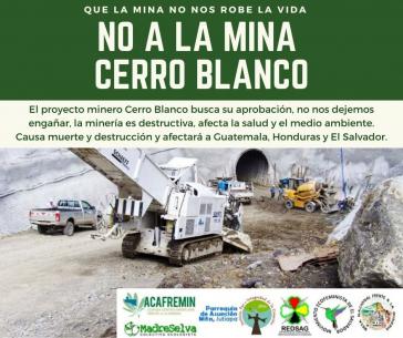 "Auf dass die Mine uns nicht das Leben raube": Nein zur Mine Cerro Blanco in Guatemala