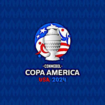 Logo der Copa América 2024, die in den USA stattfand Logo der Copa América 2024, die in den USA stattfand
