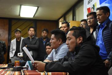 Der Gewerkschaftsbund der indigenen interkulturellen Gemeinschaften Boliviens lehnt die Mobilisierung gegen die Regierung ab