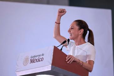 Tritt Trumps Plänen entgegen - Mexikos Präsidentin Claudia Sheinbaum