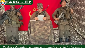 In dem Video greift Iván Mordisco die Regierung an In dem Video greift Iván Mordisco die Regierung an