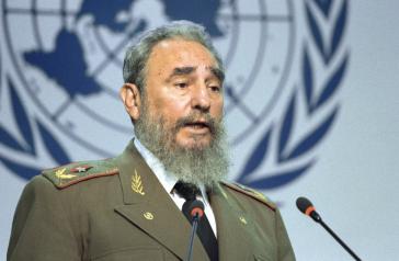 Fidel Castro auf der Rede der UN-Klimakonferenz 1992 Fidel Castro auf der Rede der UN-Klimakonferenz 1992