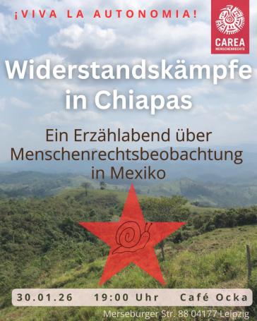 Ein Erzählabend über Menschenrechtsbeobachtung in Mexiko