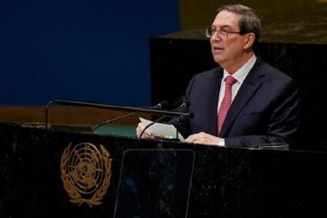 Außenminister von Kuba, Bruno Rodríguez, bei der 81. UN-Versammlung