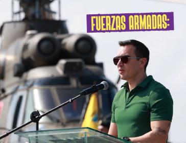 Präsident Daniel Noboa treibt die Militarisierung und Zusammenarbeit mit der US-Armee in Ecuador voran Präsident Daniel Noboa treibt die Militarisierung und Zusammenarbeit mit der US-Armee in Ecuador voran