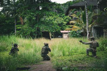 US-Spezialkräfte bei einem Trainingseinsatz mit Sicherheitskräften aus mehreren Ländern in Panama am 5. August
