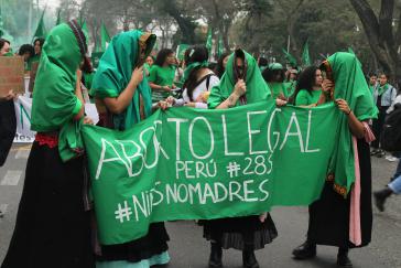 Der Safe Abortion Day wird jährlich am 28. September begangen, wie etwa hier in Peru. (Symbolbild)