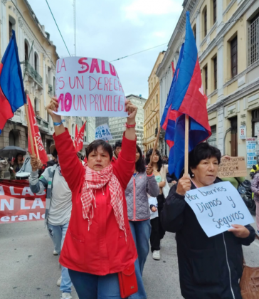 Protestierende in Quito 