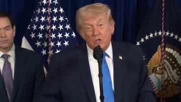 Pressekonferenz mit Donald Trump und Marco Rubio