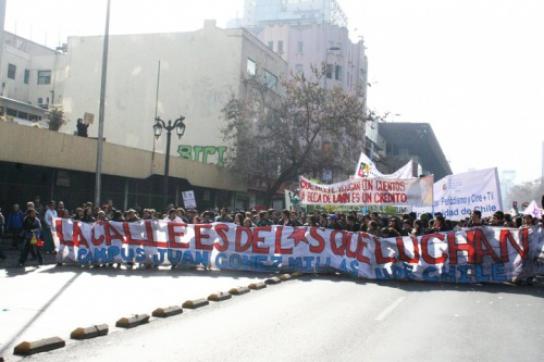 Die Bildungsproteste in Chile dauern schon seit Wochen an