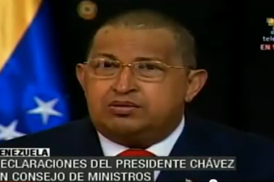 Ohne Haare: Chávez nach Beginn seiner Chemotherapie