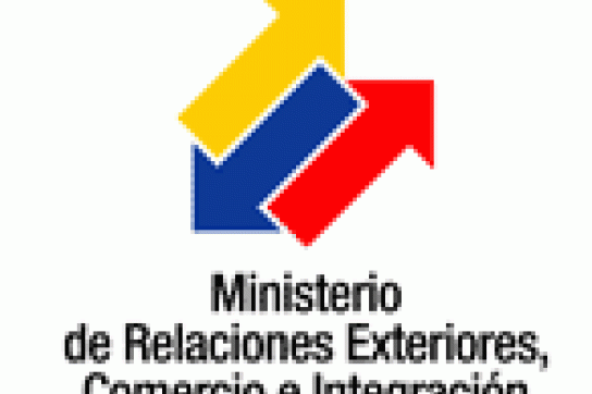 Logo des Außenministeriums von Ecuador