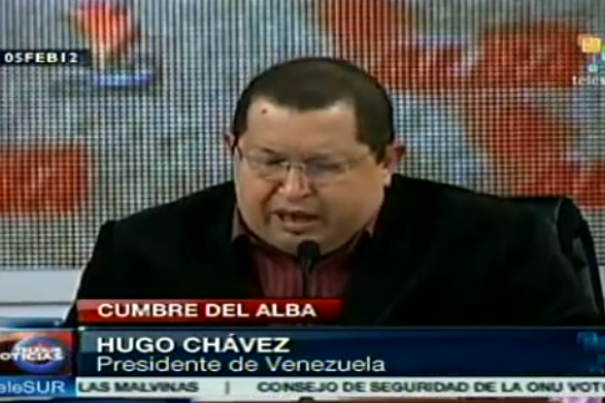 Hugo Chávez verliest Erklärung der ALBA zu Syrien