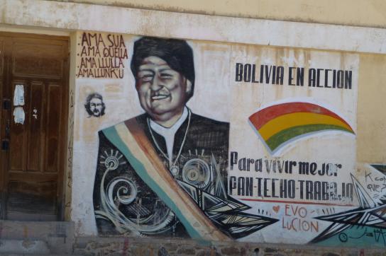 "Ein besseres Leben" für die Bevölkerungsmehrheit hatte Boliviens Präsident bei Amtsantritt 2006 versprochen
