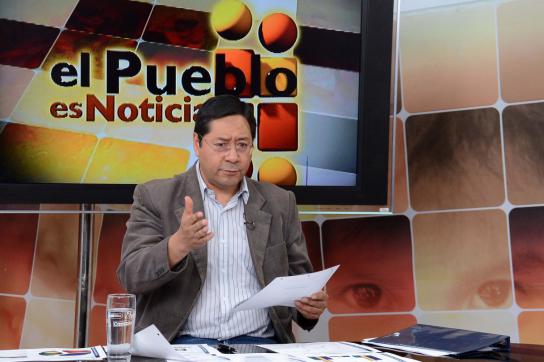 Boliviens Wirtschaftsminister Luis Arce