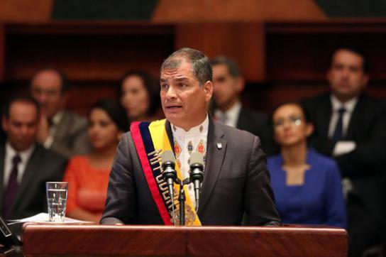 Staatschef Rafael Correa zieht nach neun Jahren Präsidentschaft Bilanz