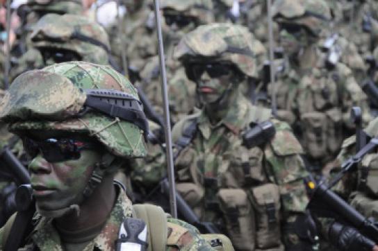 Militärs in Kolumbien