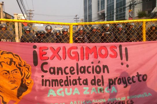 TRansparent: "Wir fordern den Stopp des Agua-Zarca-Projekts" in Honduras