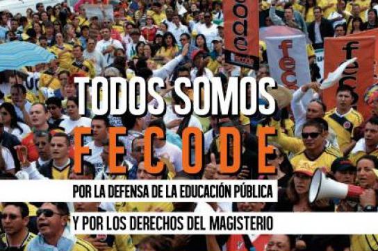 Der "Verband der Erziehungsarbeiter" in Kolumbien organisiert den Streik