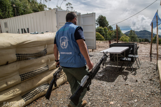 Die Abgabe der Waffen der Farc-Rebellen in Kolumbien erfolgt unter UN-Aufsicht