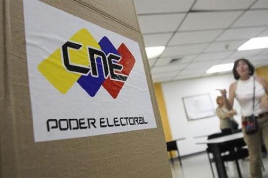 Logo der Wahlbehörde CNE in Venezuela