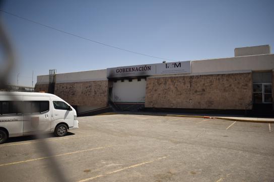 Ausgebrannte Unterkunft für Migrant:innen in Ciudad Juárez, Mexiko