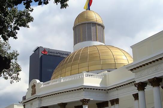 Außenansicht des Parlaments von Venezuela