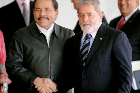 Ortega y Lula da Silva