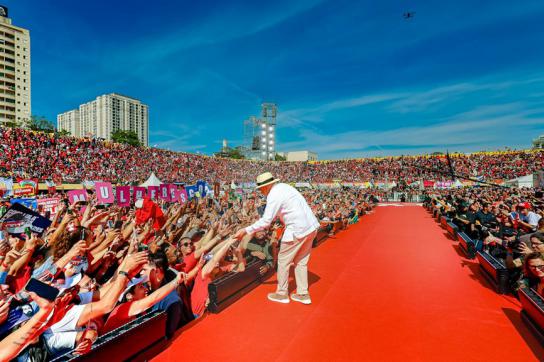     Luiz Inácio Lula da Silva bei einer Wahlkampfveranstaltung in São Bernardo do Campo