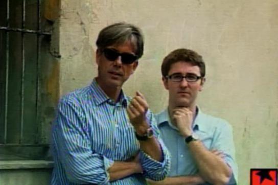 Volker Pellet und der tschechische Diplomat František Fleišman Volker Pellet und František Fleišman