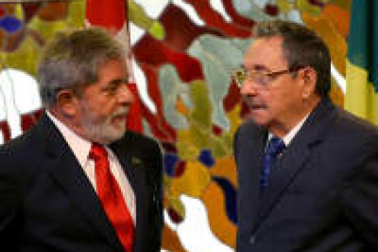 Präsident Lula besucht Kuba