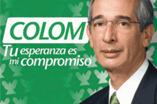 Álvaro Colom wird Präsident Guatemalas
